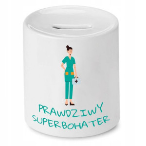 Skarbonka Dla Pielęgniarki Prawdziwy Superbohater