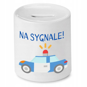 Skarbonka Dla Policjanta Na Sygnale Prezent
