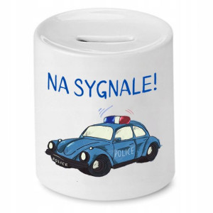 Skarbonka Dla Policjanta Na Sygnale! Prezent
