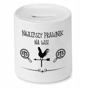 Skarbonka Dla Prawnika Najlepszy Na Wsi Prezent