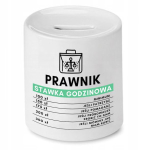 Skarbonka Dla Prawnika Stawka Godzinowa Prezent