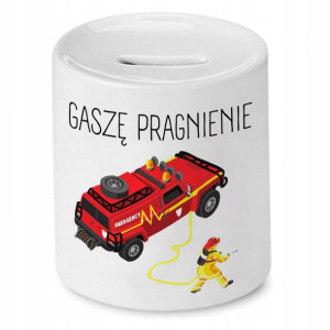 Skarbonka Dla Strażaka Gaszę Pragnienie Prezent