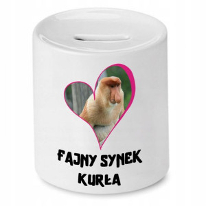 Skarbonka Dla Syna Fajny Synek Kurła Prezent
