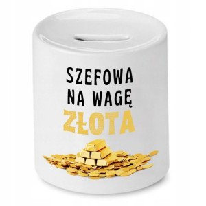 Skarbonka Dla Szefa Na Wagę Złota Prezent