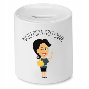 Skarbonka Dla Szefa Najlepsza Szefowa Prezent