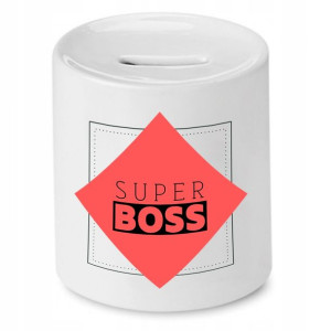 Skarbonka Dla Szefa Szefowa Super Boss Prezent