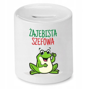Skarbonka Dla Szefa Szefowa Żajebista Prezent