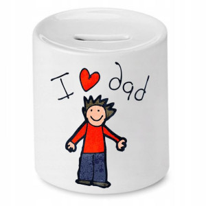 Skarbonka Dla Taty I Love Dad Kocham Tatę Prezent