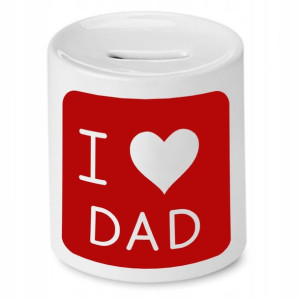 Skarbonka Dla Taty I Love Dad Kocham Tatę Prezent