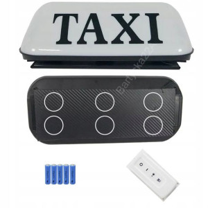 Bezprzewodowa Lampa Kogut Taxi led na pilota