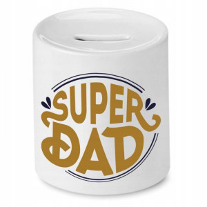 Skarbonka Dla Taty Super Dad Super Tata Prezent