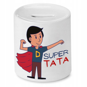 Skarbonka Dla Taty Super Tata Super Dad Prezent