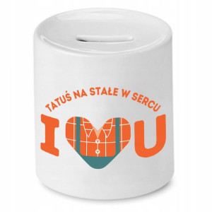 Skarbonka Dla Taty Tatuś Na Stałe W Sercu Prezent