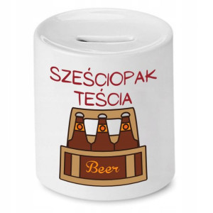 Skarbonka Dla Teścia Sześciopak Teścia Prezent