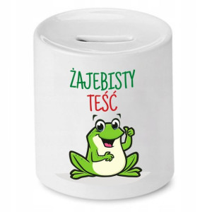 Skarbonka Dla Teścia Żajebisty Teść Prezent