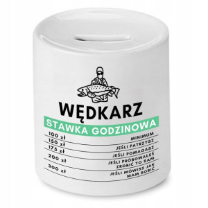 Skarbonka Dla Wędkarza Stawka Godzinowa Prezent