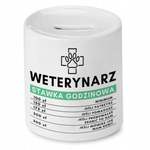 Skarbonka Dla Weterynarza Stawka Godzinowa Prezent