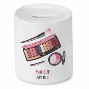 Skarbonka Kosmetyczki Makeup Artist Prezent