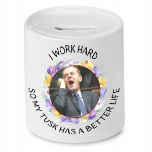 Skarbonka Donald Tusk Platforma Po I Work Hard