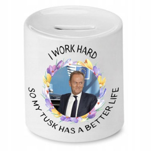 Skarbonka Donald Tusk Platforma Po I Work Hard