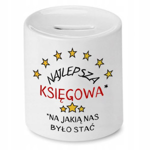 Skarbonka Księgowej Księgowego Najlepsza Księgowa