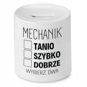 Skarbonka Mechanika Tanio Szybko Dobrze Prezent