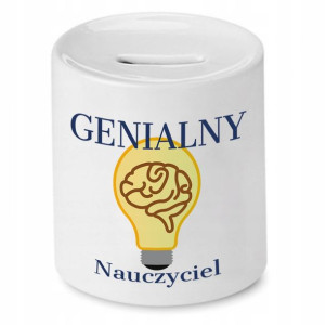 Skarbonka Na Dzień Nauczyciela Genialny Nauczyciel