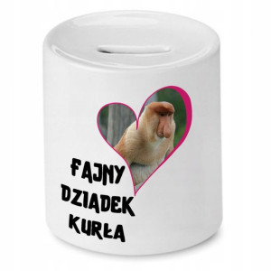 Skarbonka Dzień Dziadka Fajny Dziadek Kurła