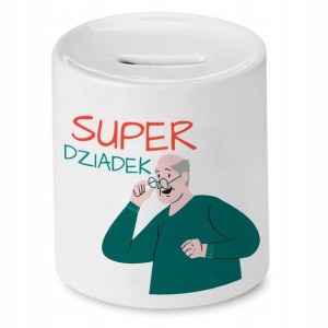 Skarbonka Dzień Dziadka Super Dziadek Prezent