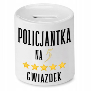 Skarbonka Policjanta Policjantka Na 5 Gwiazdek