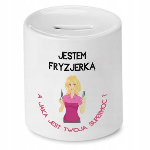 Skarbonka Fryzjerki Fryzjera Twoja Supermoc?