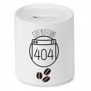 Skarbonka Informatyka Programisty Coffe Not Found