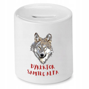 Skarbonka Prezent Dla Dyrektora Samiec Alfa