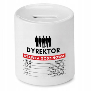 Skarbonka Prezent Dla Dyrektora Stawka Godzinowa
