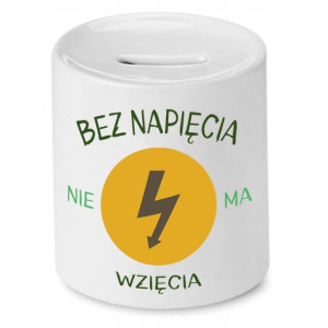 Skarbonka Prezent Dla Elektryka Bez Napięcia