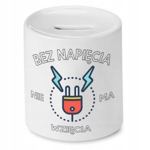 Skarbonka Prezent Dla Elektryka Bez Napięcia