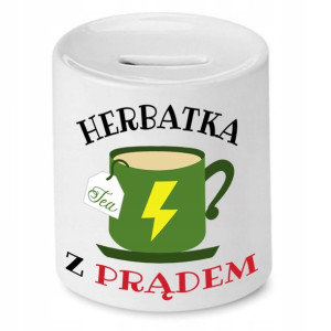 Skarbonka Prezent Dla Elektryka Herbatka Z Prądem