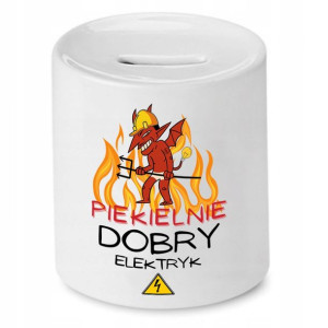 Skarbonka Prezent Dla Elektryka Piekielnie Dobry