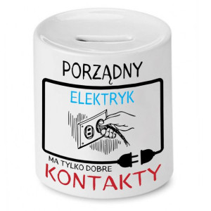 Skarbonka Prezent Dla Elektryka Porządny Elektryk