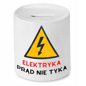 Skarbonka Prezent Dla Elektryka Prąd Nie Tyka
