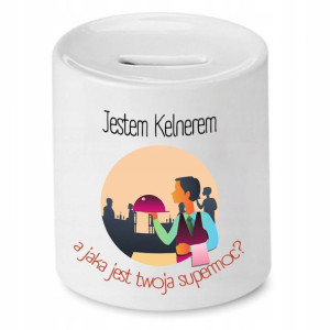 Skarbonka Prezent Dla Kelnera Jestem Kelnerem