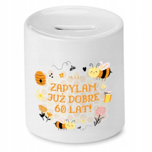 Skarbonka Prezent Dla Na Urodziny 60 60te 60-te