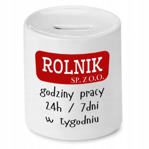 Skarbonka Prezent Dla Rolnika Godziny Pracy