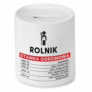 Skarbonka Prezent Dla Rolnika Stawka Godzinowa