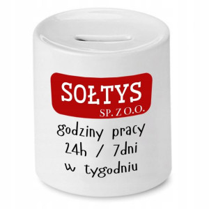 Skarbonka Prezent Dla Sołtysa Godzin Pracy