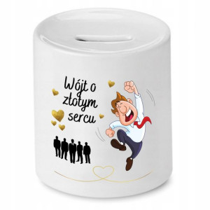 Skarbonka Prezent Dla Wójta O Złotym Sercu