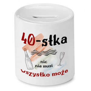 Skarbonka Prezent Na Urodziny 40 40te 40-te