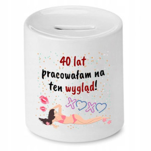 Skarbonka Prezent Na Urodziny 40 40te 40-te