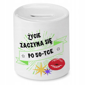 Skarbonka Prezent Na Urodziny 50 50te 50-te