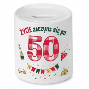 Skarbonka Prezent Na Urodziny 50 50te 50-te